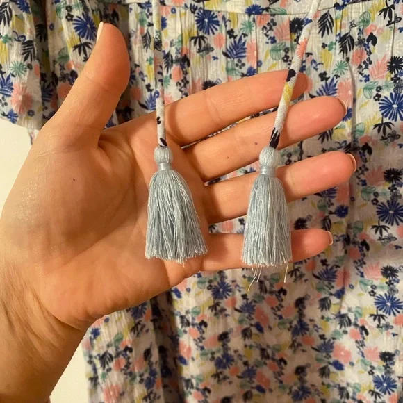 NWT Boden Light Blue Floral Print Women's Dress Size 6R - Picture 5 of 8